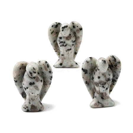 Natural Sesame Jasper Angel Figurine DJEW-N006-01A-39-1