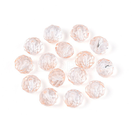 Baking Paint Transparent Glass Beads GLAA-N011-10mm-09-1