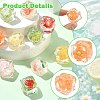 20Pcs 10 Styles Transparent Resin Cabochons RESI-CJ0005-43-3