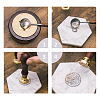 CRASPIRE Brass Wax Seal Stamp AJEW-CP0002-04-D023-6