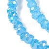 Baking Electroplate Glass Beads Strands DGLA-A039-J4mm-B12-3