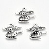 Tibetan Style Alloy Pendants TIBE-S323-058AS-RS-1