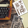 Custom PVC Plastic Clear Stamps DIY-WH0618-0090-5