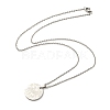 Non-Tarnish Constellation Pendant Necklaces NJEW-S422-04P-01-3