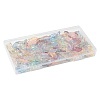 120Pcs 6 Colors Baking Paint Transparent Glass Pendants DGLA-FS0001-18-6