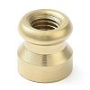 Golden Tone Round Wax Seal Brass Stamp Heads AJEW-M040-01G-J-3