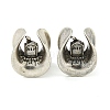Brass Ear Gauges Flesh Tunnels Plugs EJEW-P293-04B-AS01-2