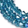 Transparent Electroplate Glass Beads Strands LS-EGLA-A039-T2mm-B01-3