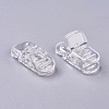 Transparent Eco-Friendly PC Plastic Baby Pacifier Clips KY-L077-03I-2