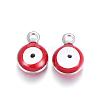 304 Stainless Steel Enamel Charms STAS-G122-24J-2