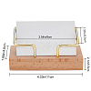Wood Business Name Card Display Base AJEW-WH0323-92-2