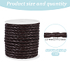4-Ply Round Imitation Leather Braided Cord LC-WH0003-10D-2