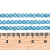 Natural Blue Topaz Beads Strands G-B175-D21-3mm-5