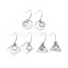 Non-Tarnish Stainless Steel Dangle Earrings AJEW-JB00503-M-1