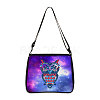 Owl Printed Polyester Shoulder Bags PW-WG8B7D6-02-1