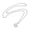 Brass Pendant Necklaces NJEW-P299-A08-P-3