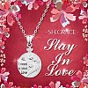 SHEGRACE Adorable 925 Sterling Silver Pendant Necklaces JN653A-5