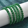 Natural Malaysia Jade Bead Stretch Bracelets X-BJEW-K212-B-013-5