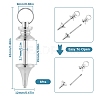 6Pcs Brass Findings KK-SC0005-38-2