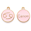 Alloy Enamel Pendants ENAM-S124-01A-09D-1