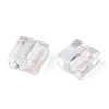 Handmade Silver Foil Lampwork Beads FOIL-S006-12x12mm-11-4