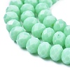 Opaque Solid Color Glass Beads Strands X-EGLA-A034-P6mm-D14-3