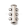 304 Stainless Steel Slide Lock Clasps STAS-F350-01B-P-1