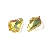 AB Color Plated Electroplate Glass Pendants EGLA-O003-06C-10-2