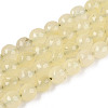 Dyed Natural White Jade Beads Strands X-G-T139-8mm-60-13-4