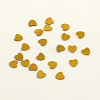 Ornament Accessories Heart Shape Plastic Paillette Beads X-PVC-Q024-4mm-A1-1