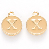 Golden Plated Alloy Enamel Charms ENAM-S118-06X-1