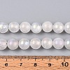 Electroplate Natural Quartz Crystal Beads Strands G-T144-39-5
