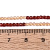 Transparent Glass Beads Strands GLAA-N074-01A-18-5