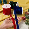 Yilisi 37.5 Yards 3 Colors Christmas Single Face Velvet Ribbon OCOR-YS0001-09-13