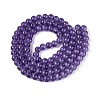 Transparent Glass Imitation Cat Eye Beads Strands GLAA-Q110-01B-03-2