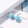 TOHO Japanese Seed Beads Dangle Stud Earrings EJEW-JE04762-02-2
