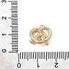 Brass Micro Pave Clear Cubic Zirconia Charms CU-CBA3D76-06G-3