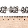 Electroplated Natural Pyrite Beads Strands G-Q187-02C-4