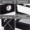 Rectangle Velvet Presentation Boxes for Brooch Badge Storage and Display CON-WH0095-05-4