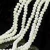 Electroplate Opaque Glass Beads Strands EGLA-A034-P1mm-T15-1