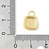 Lock Shape Rack Plating Brass Pendants Charms KK-S396-59G-3