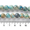 Dyed Natural Regalite/Imperial Jasper/Sea Sediment Jasper Beads Strands G-B124-C01-04-5