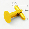 Brass Cuff Button KK-E106-G-NF-2