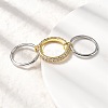 Brass Micro Pave Cubic Zirconia Finger Rings RJEW-P166-01A-01-2