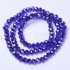 Electroplate Glass Beads Strands EGLA-A044-T1mm-A06-2