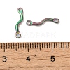 Ion Plating(IP) 304 Stainless Steel Links Connector Charms STAS-Q323-12MC-3