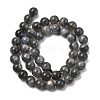 Natural Labradorite Beads Strands G-J120-28-8mm-A-3