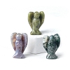 Natural Indian Agate Carved Healing Angel Figurines PW-WG73241-03-1