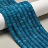 Natural White Jade Beads Strands G-P575-B14-6x1mm-08-1