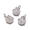 Natural Quartz Crystal Pendants G-K296-B07-1